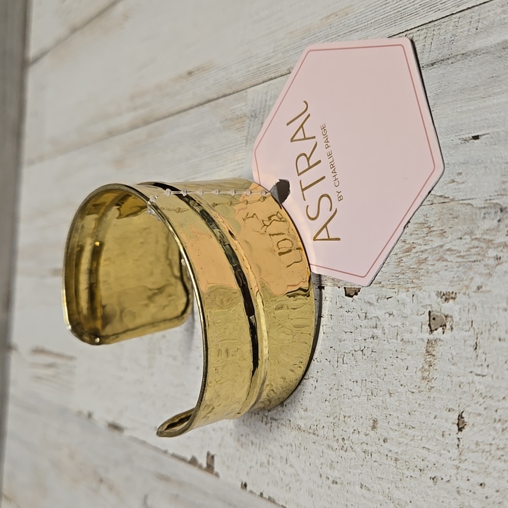 Charlie Paige HammeredCuff Bracelet